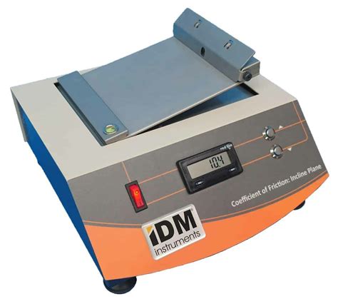 Inclined Plane Coefficient of Friction Tester inc|coefficient of friction testing machine.